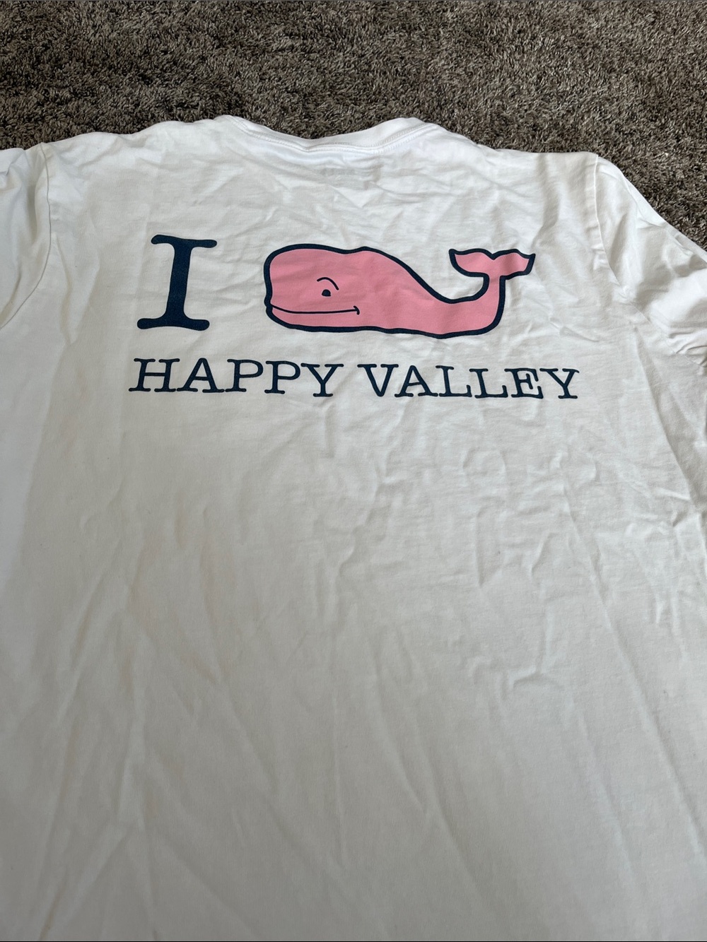 Vineyard Vines White Tee long sleeves- Happy Valley - PSU! Small. - Picture 4 of 8